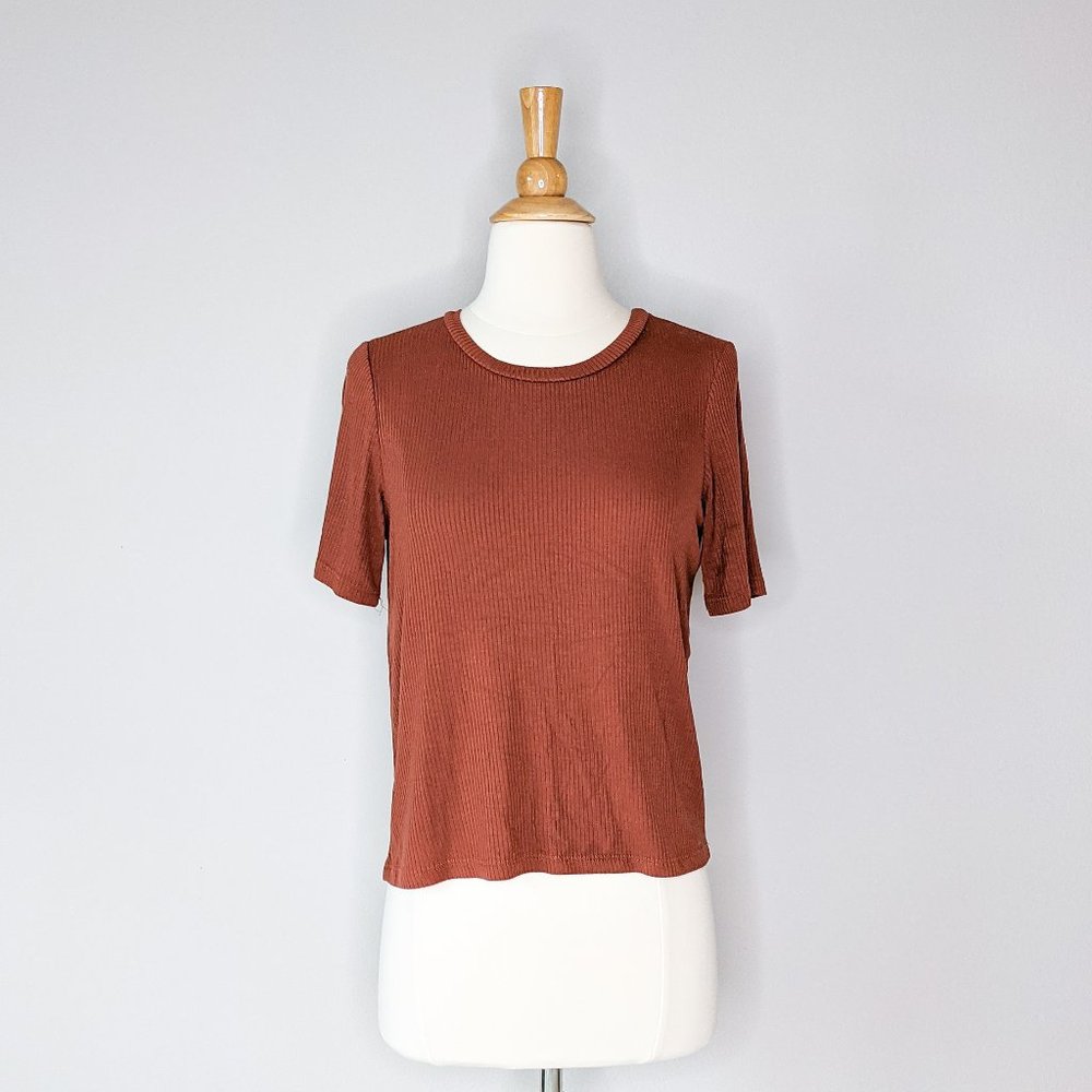 Honey Punch Ribbed T Shirt